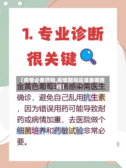 【疫情必备药物,疫情期间应准备哪些药】