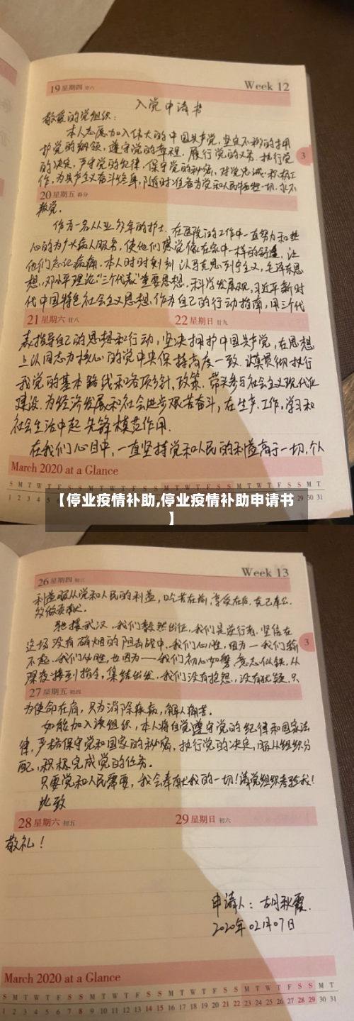 【停业疫情补助,停业疫情补助申请书】