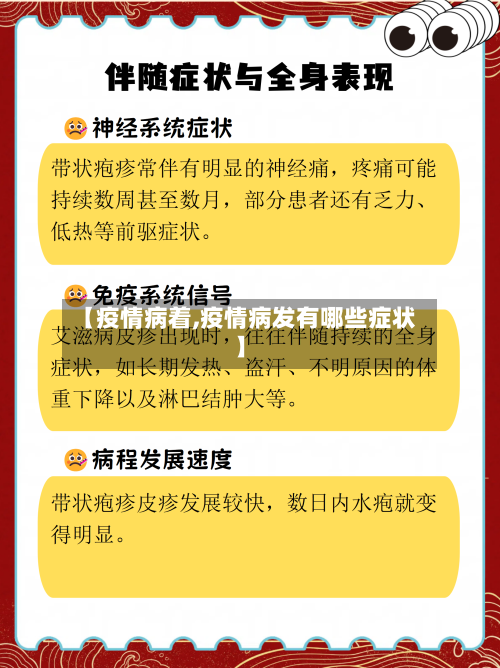 【疫情病着,疫情病发有哪些症状】
