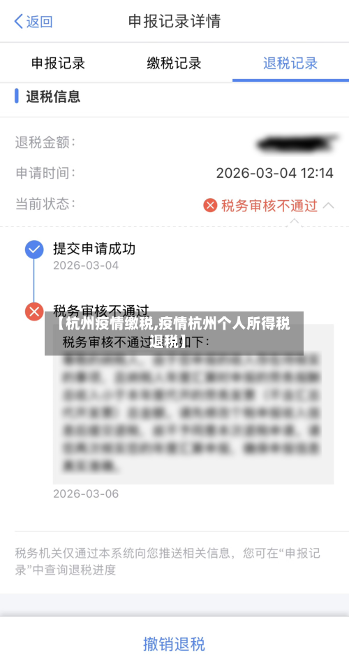 【杭州疫情缴税,疫情杭州个人所得税退税】