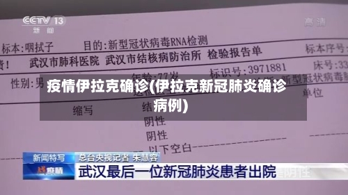 疫情伊拉克确诊(伊拉克新冠肺炎确诊病例)